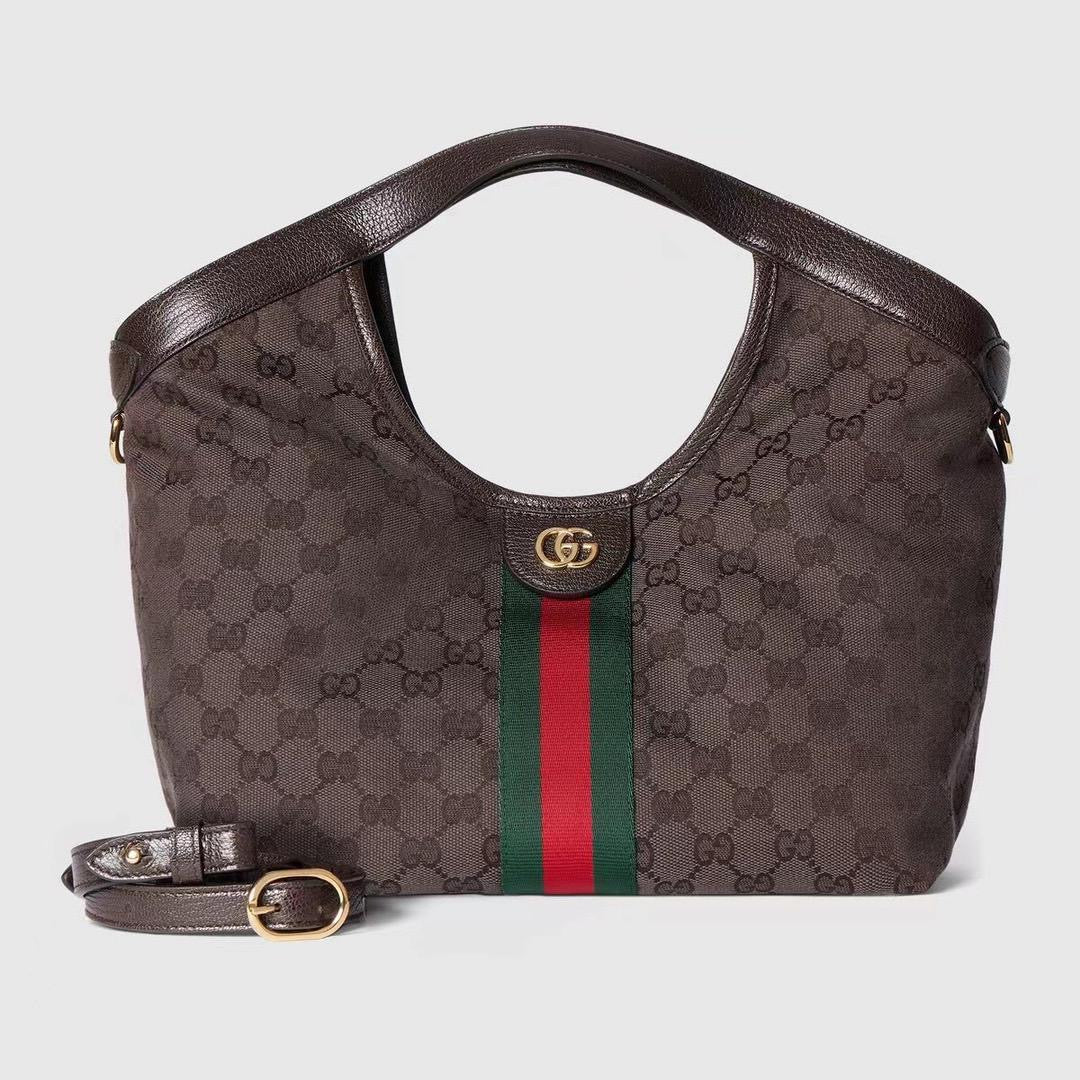 Brown Monogram Shoulder Bag