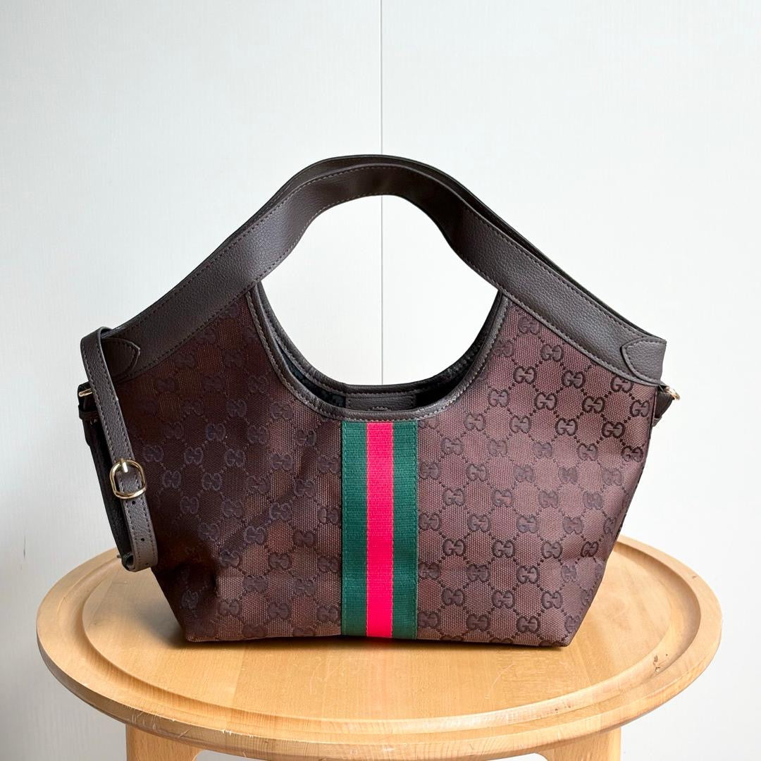 Brown Monogram Shoulder Bag