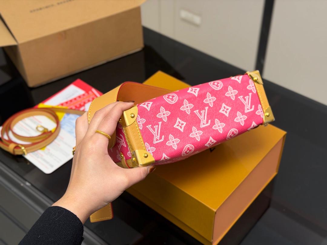 Pink Monogram Shoulder Bag