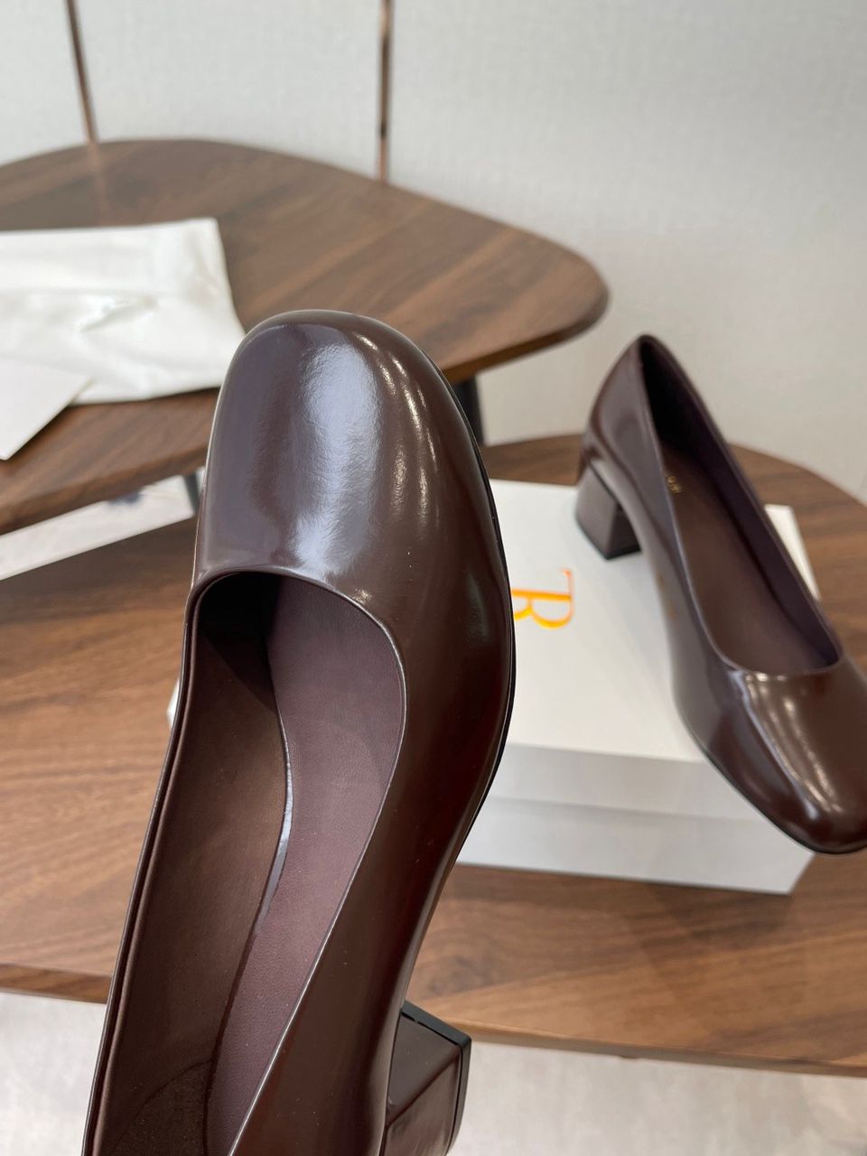 Dark Brown Classic Heels
