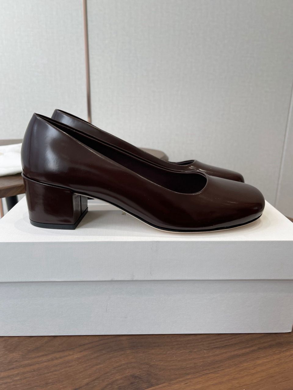 Dark Brown Classic Heels