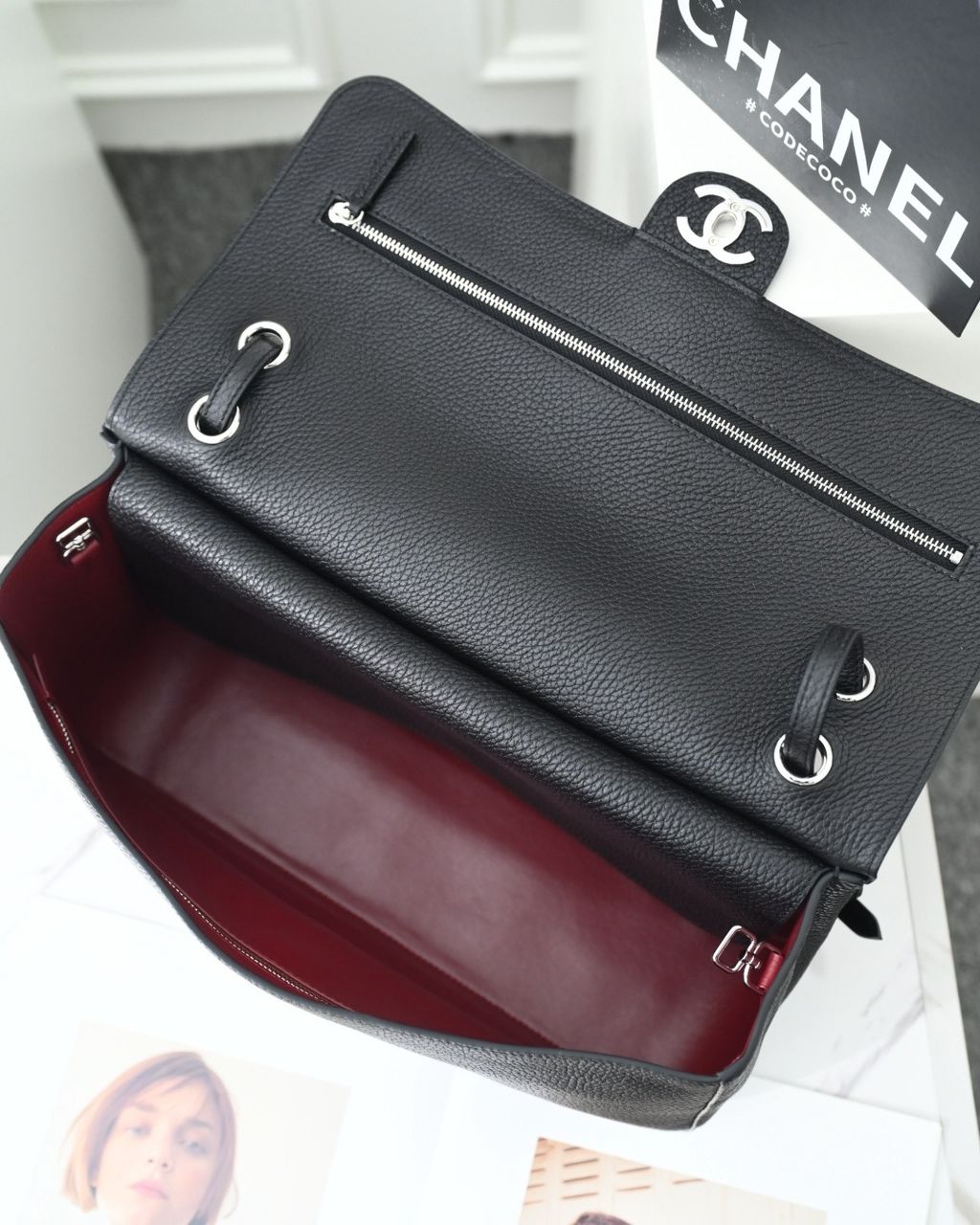 Premium Black Shoulder Bag