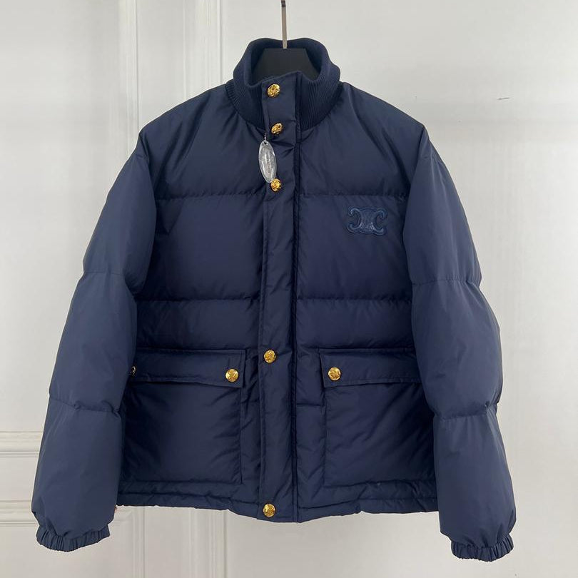 Navy Cel Puffer Jacket