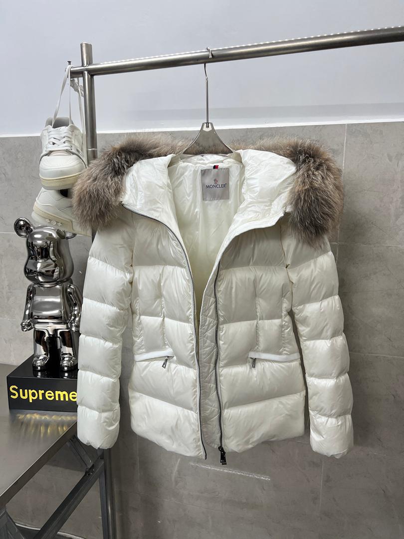 Arctic Luxe Quilted Jacket with Fur Hood