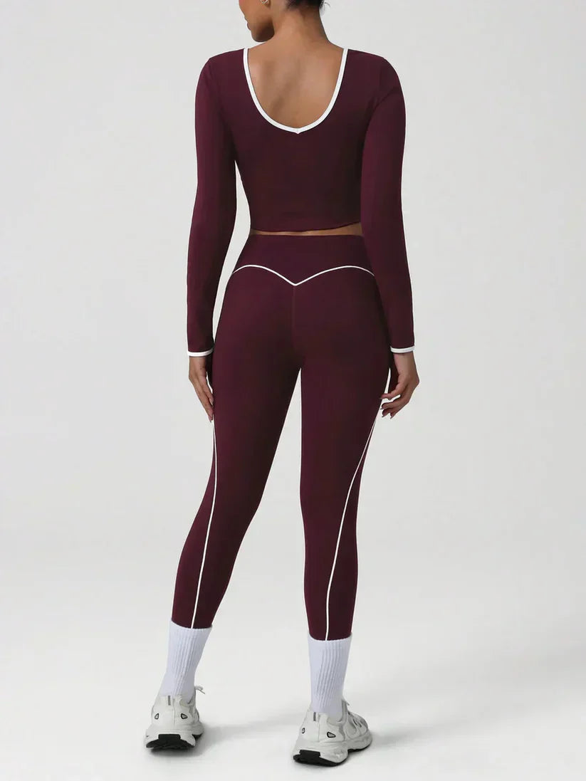 Contrast Trim Sports Set