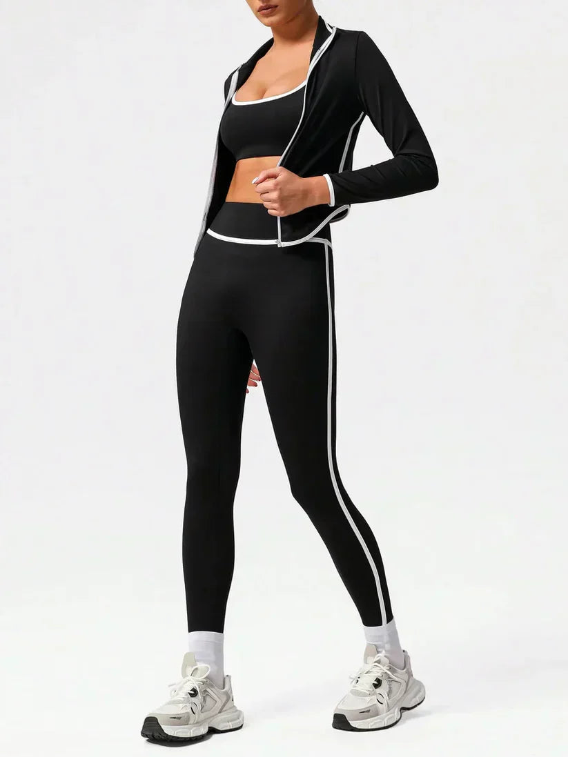 Contrast Trim Sports Set